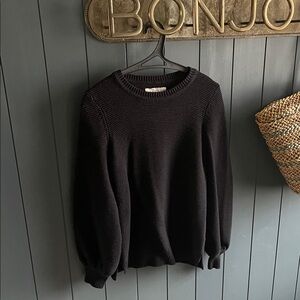 LOFT bubble sleeve sweater